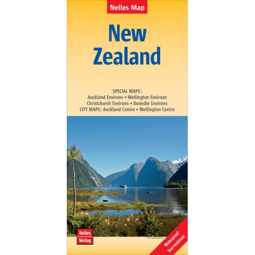 Nelles Map Landkarte New Zealand