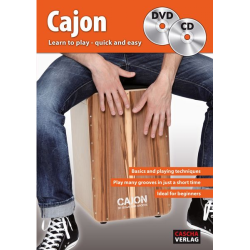 Cascha - Cajon: Learn to play - quick and easy + CD + DVD