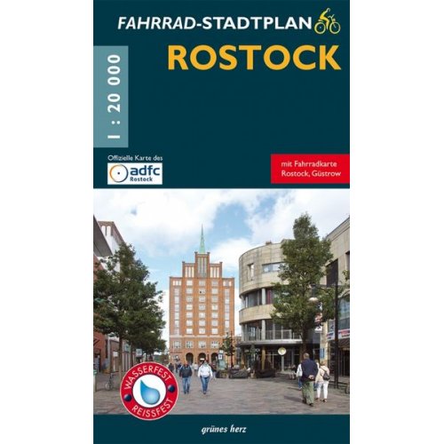 Fahrradstadtplan Rostock 1:20 000