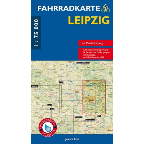 Leipzig 1 : 75 000 Fahrradkarte