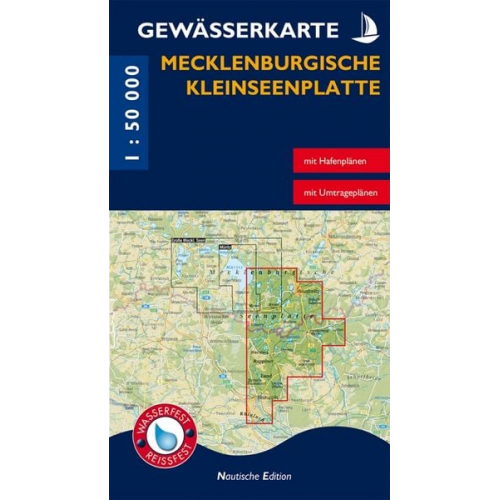 Mecklenburgische Kleinseenplatte/Gewässerkarte