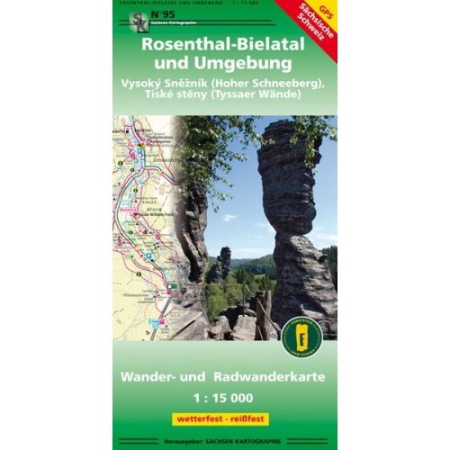 Rosenthal-Bielatal und Umgebung 1 : 15 000