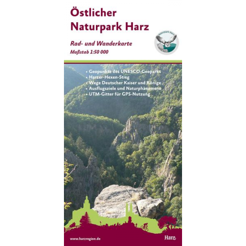 Östlicher Naturpark Harz 1:50 000