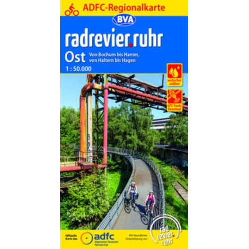 ADFC-Regionalkarte radrevier.ruhr Ost