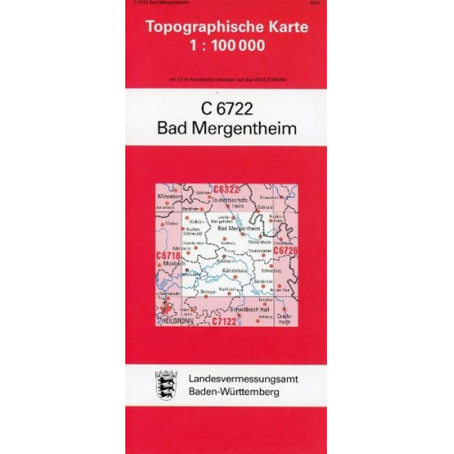 Bad Mergentheim 1 : 100 000