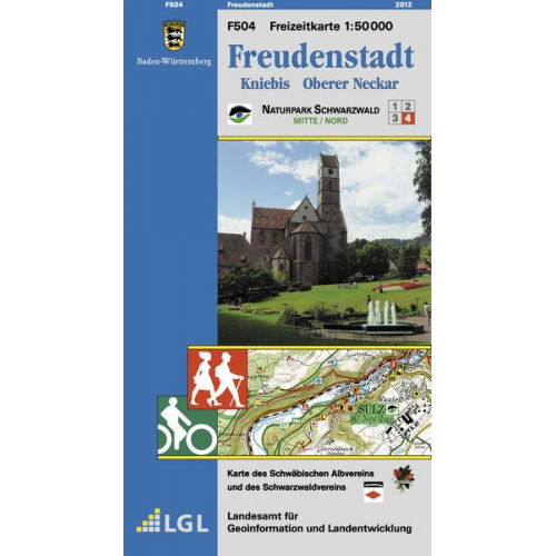 Landesamt für Geoinformation und Landentwicklung Baden-Württemberg (LGL) - LGL BW 50 000 Freizeit Freudenstadt