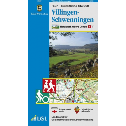 Landesamt für Geoinformation und Landentwicklung Baden-Württemberg (LGL) - Villingen-Schwenningen 1 : 50 000. Topographische Freizeitkarte