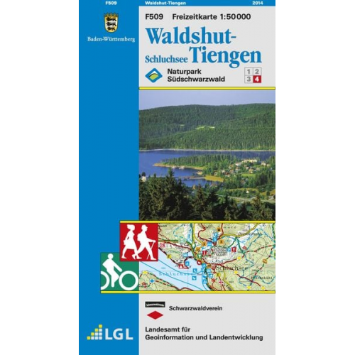 Landesamt für Geoinformation und Landentwicklung Baden-Württemberg (LGL) - LGL BW 50 000 Freizeit Waldshut-Tiengen / Schluchsee