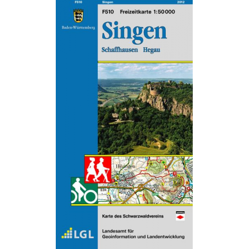 Landesamt für Geoinformation und Landentwicklung Baden-Württemberg (LGL) - LGL BW 50 000 Freizeit Singen