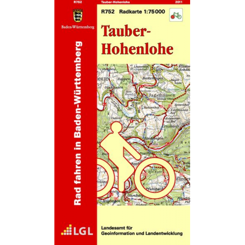 Landesamt für Geoinformation und Landentwicklung Baden-Württemberg (LGL) - LGL BW 75 000 Rad Tauber-Hohenlohe