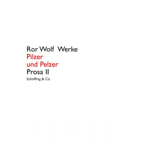 Ror Wolf - Pilzer und Pelzer