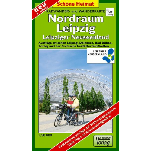 Verlag Barthel - Radwander- und Wanderkarte Nordraum Leipzig 1 : 50 000 LZ bis 2027