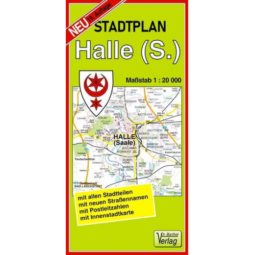Verlag Barthel - Stadtplan Halle (Saale) 1 : 20 000