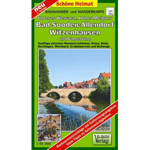 Verlag Barthel - Unteres Werratal, Bad Sooden-Allendorf, Hoher Meißner und Umgebung 1 : 35 000