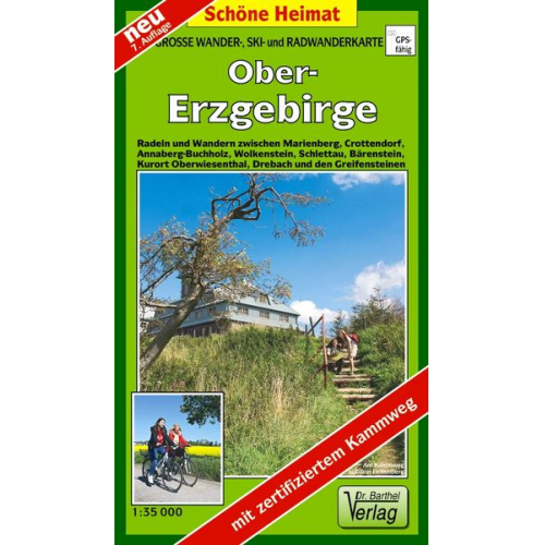 Verlag Barthel - Radwander- und Wanderkarte Obererzgebirge 1 : 35 000