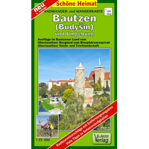 Verlag Barthel - Bautzen und Umgebung 1 : 35 000. Radwander- und Wanderkarte