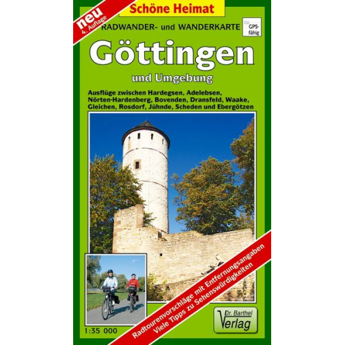 Verlag Barthel - Radwander- und Wanderkarte Göttingen und Umgebung 1 : 35 000