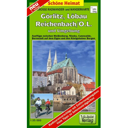 Verlag Barthel - Görlitz, Löbau, Reichenbach/O.L. und Umgebung 1 : 35 000