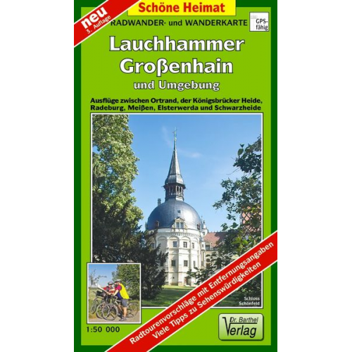 Verlag Barthel - Radwander- und Wanderkarte Lauchhammer, Großenhain und Umgebung 1:50 000