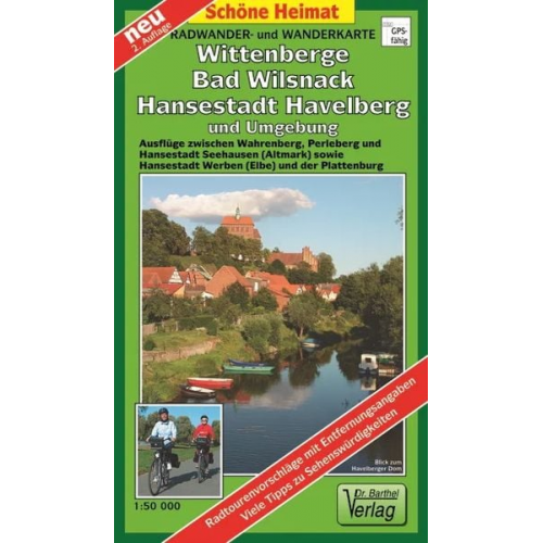 Verlag Barthel - Radwander- und Wanderkarte Wittenberge, Bad Wilsnack, Hansestadt Havelberg und Umgebung 1:50000