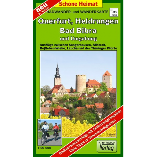 Verlag Barthel - Radwander- und Wanderkarte Querfurt, Heldrungen, Bad Bibra und Umgebung 1 : 50 000