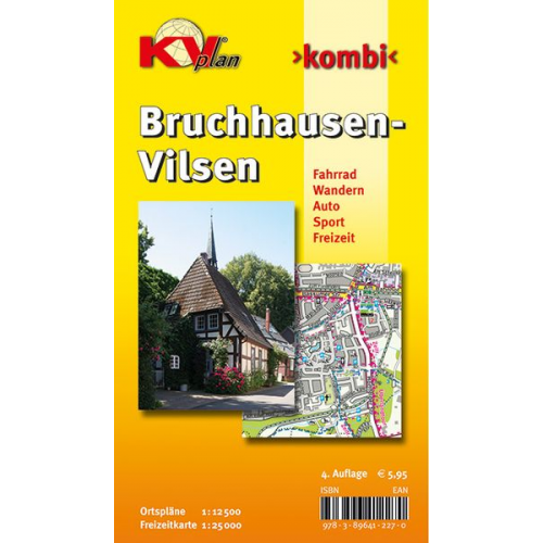 Sascha René Tacken - Bruchhausen-Vilsen, KVplan, Radkarte/Wanderkarte/Stadtplan, 1:25.000 / 1:12.500