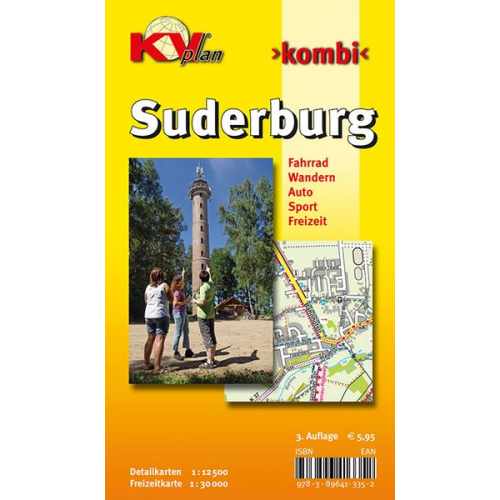 Sascha René Tacken - Suderburg, KVplan, Radkarte/Wanderkarte/Stadtplan, 1:30.000 / 1:12.500