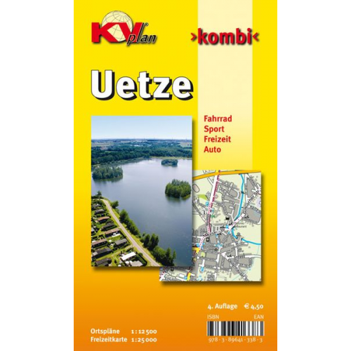 Sascha René Tacken - Uetze, KVplan, Radkarte/Freizeitkarte/Stadtplan, 1:25.000 / 1:12.500