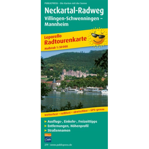 Neckartal-Radweg Villingen-Schwenningen - Mannheim