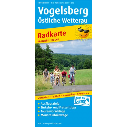 Radkarte Vogelsberg - Östliche Wetterau