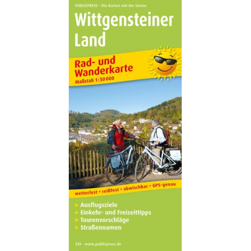 Rad- und Wanderkarte Wittgensteiner Land