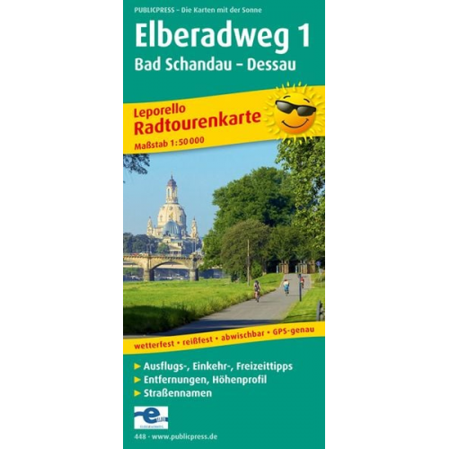 Elberadweg 1, Bad Schandau - Dessau 1 : 50 000