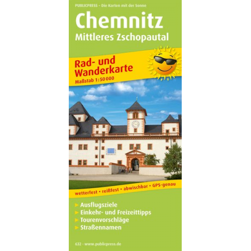 Chemnitz, Mittleres Zschopautal 1:50 000