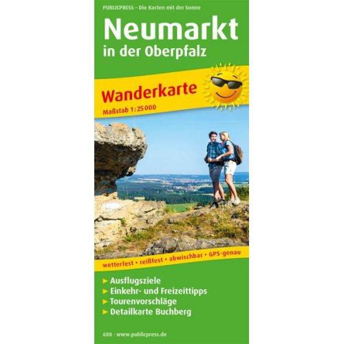 Neumarkt in der Oberpfalz Wanderkarte