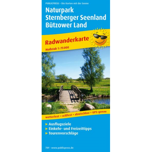 Naturpark Sternberger Seenland, Bützower Land 1 : 75 000