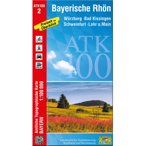 Bayerische Rhön 1:100 000