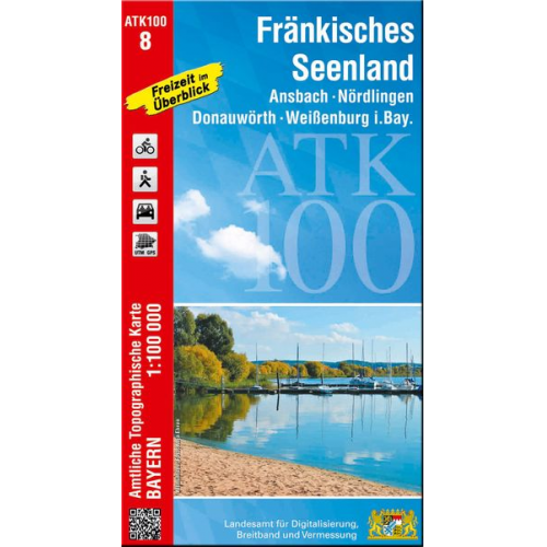 Fränkisches Seenland 1:100 000