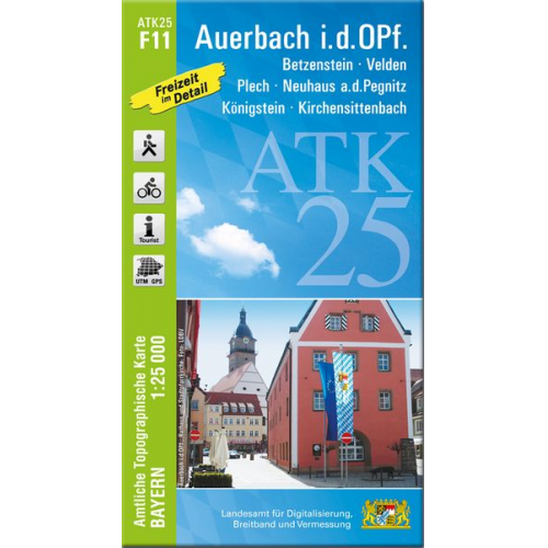 Auerbach in der Oberpfalz 1 : 25 000