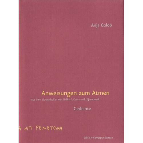 Anja Golob - Anweisungen zum Atmen