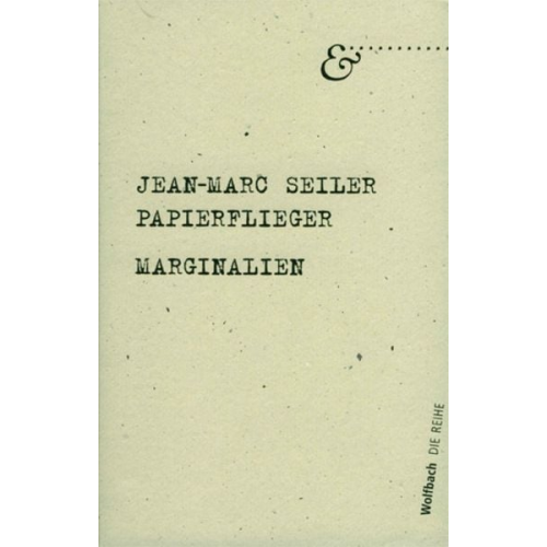 Jean-Marc Seiler - Papierflieger