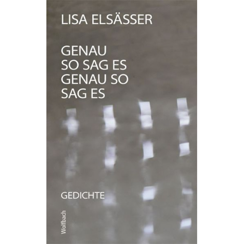 Lisa Elsässer - Genau so sag es