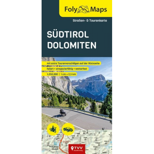 FolyMaps Südtirol Dolomiten 1:250 000