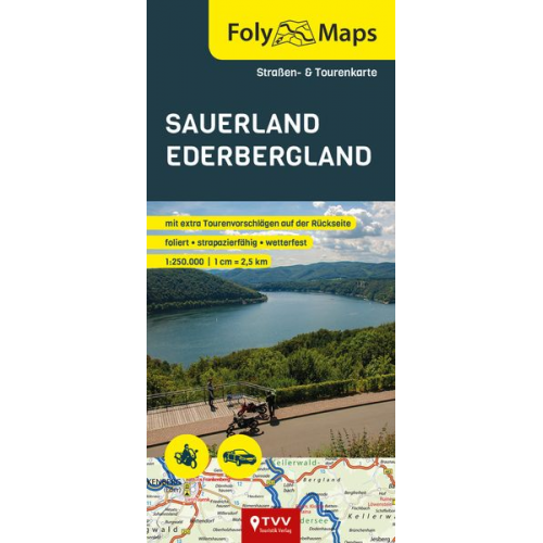 FolyMaps Sauerland Ederbergland 1:250 000