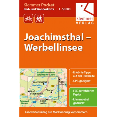 Joachimsthal - Werbellinsee 1 : 50 000