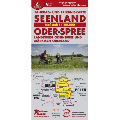 Pietruska Verlag - Seenland Oder-Spree Gesamtgebiet 1:100 000