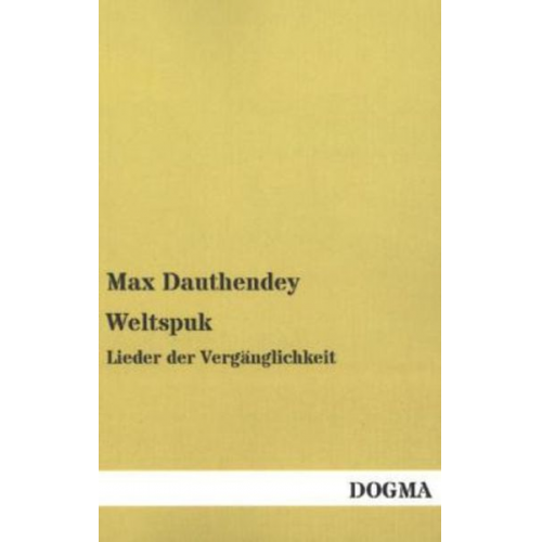 Max Dauthendey - Weltspuk