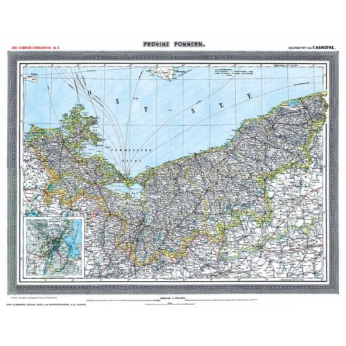 Friedrich Handtke - Provinz POMMERN - um 1903 [gerollt]