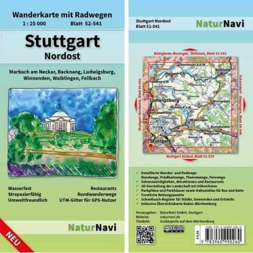 Stuttgart Nordost 1 : 25 000