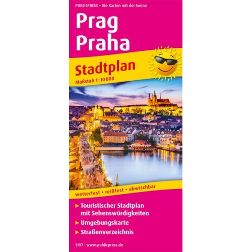 Prag, Praha 1:10.000