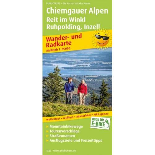 Chiemgauer Alpen. Wander- und Radkarte 1 : 35 000